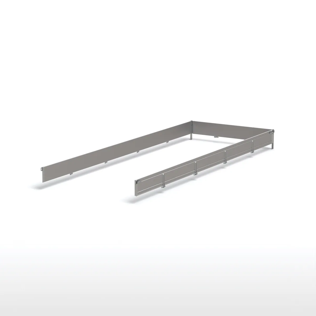 Obloane din aluminiu 6021/600 H300 UNIVERSAL, set față, stânga, dreapta — fotografia 1