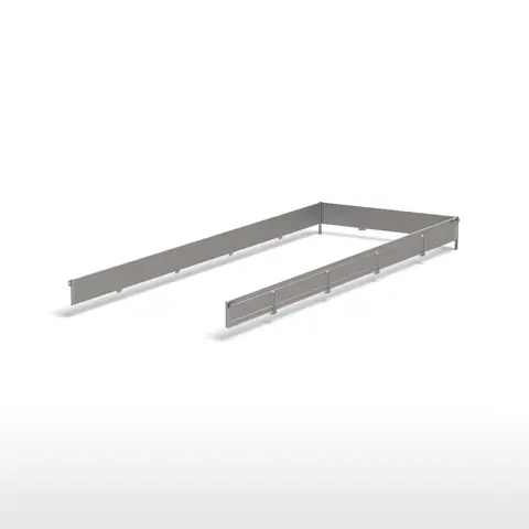 Obloane din aluminiu 6021/600 H300 UNIVERSAL, set față, stânga, dreapta