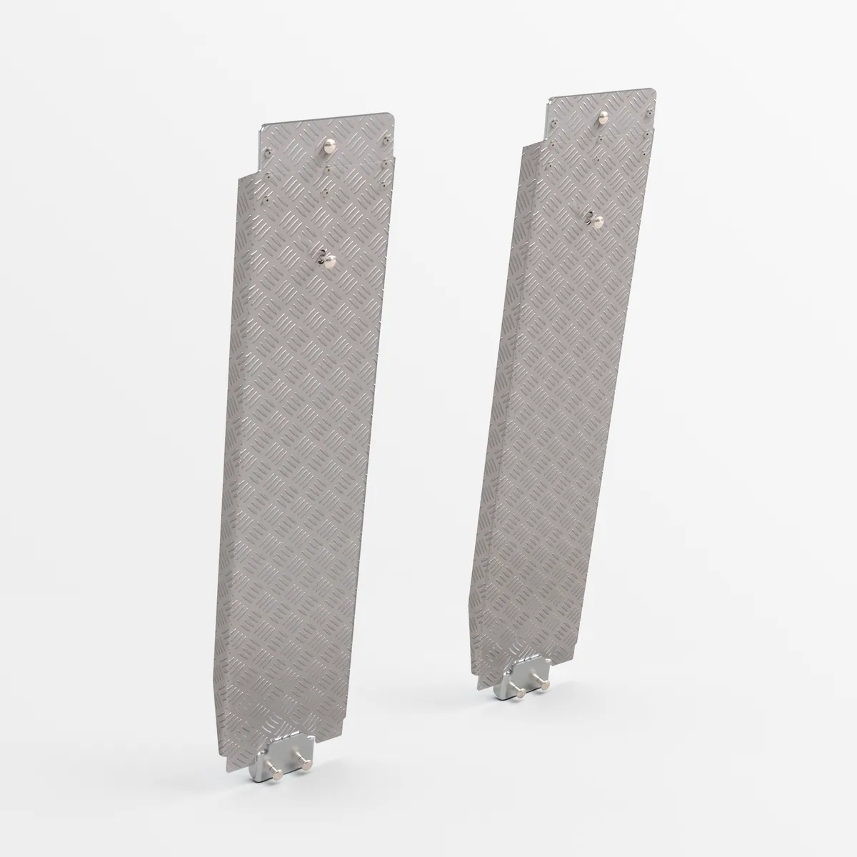 Două rampe din aluminiu pentru Smart Box / Smart Kargo cu șuruburi de fixare — fotografia 1