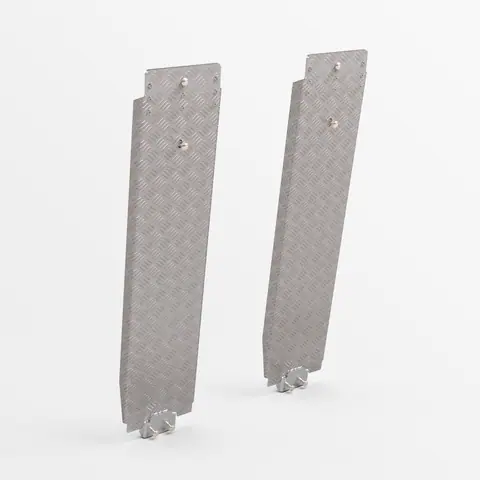 Două rampe din aluminiu pentru Smart Box / Smart Kargo cu șuruburi de fixare